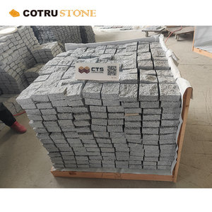 G603 Sliver grey <span class=keywords><strong>Granite</strong></span> Cobble kích thước tiêu chuẩn <span class=keywords><strong>10x10x5</strong></span> ngoài trời đường lái xe lát đá cho Rock <span class=keywords><strong>CUBES</strong></span> và đường lái xe - Product Image 3