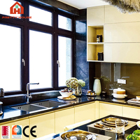 Ventanas Francesas Modernas de Aluminio de Gran Tamaño, Certificación Energy Star, Aislamiento Térmico, Protección Contra Huracanes