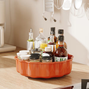 PPモダンで持続可能な回転メイクアップ収納オーガナイザーLazy Susanターンテーブルベッドルームカウンタートップ - Product Image 5