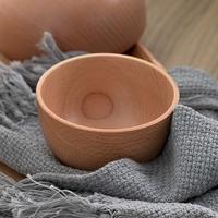 FLYWOD Nouvelle Tendance Bol en Bois de Hêtre pour Service de Salade de Fruits et Légumes, Bol à Pâte en Bois, Vente en Gros