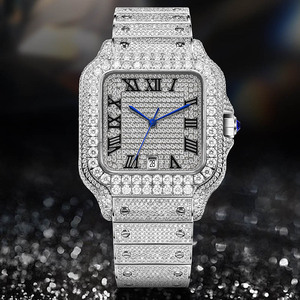 Reloj Mecánico de Acero Inoxidable con Esfera Cuadrada para Hombre, Cristal de Zafiro, Resistente al Agua, Lujoso y Moderno - Product Image 1