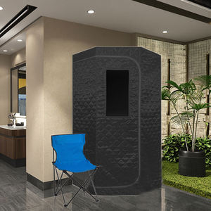 מלא גודל שחור קיטור סאונה אוהל ספא Detox בית Pvc צינור מחבר קל להתקין אוזון סאונה תיבת חמאם עם FCC הסמכה - Product Image 6