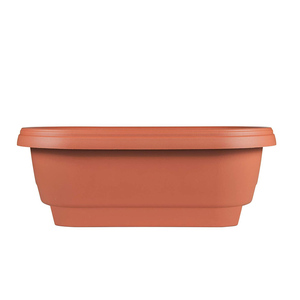 24 inch big rectangle flower pots Balcony Rail Planter