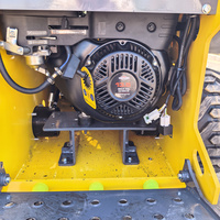 Mini-chargeuse compacte sur roues 880 kg avec godet de 0,1 m³ pour travaux agricoles et de construction