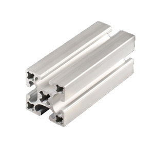 Perfil de Aluminio Estándar Europeo para Valla de Aluminio, Perfil 4040HJ, Fábrica de Perfiles de Aluminio en Stock, Procesamiento de Marcos - Product Image 5
