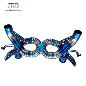 Ống Xả Điều Chỉnh Phiê<span class=keywords><strong>n</strong></span> Bả<span class=keywords><strong>n</strong></span> Đua Titan Ống Xả Thiết Kế Điều Chỉnh X Tốt Nhất Cho Lamborghini Huracan EVO - Product Image 6