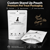Sachet Doypack Personnalisé Imprimé avec Fermeture Éclair pour Aliments pour Animaux : Friandises pour Chiens, Friandises pour Chats, Aliments Lyophilisés et Aliments Secs