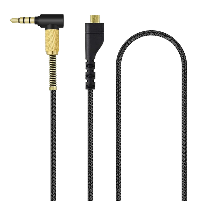 1.5m Nylon Braided Audio Cable AUX Cord Wire for Steelseries Arctis 3/5/6 Nova Pro Headphone PVC Jacket Combination Stock