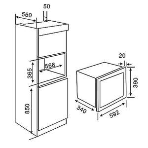 Household <b>Microwave</b> Oven Factory Direct Export Household Appliances Oven With Barbecue Embedded <b>Microwave</b> Oven - Product Image 3