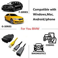Cable ENET de Calidad para BMW Serie F, Cable de Diagnóstico para Escáner ICOM OBD2, Ethernet a Datos OBDII, Codificación de Datos Ocultos