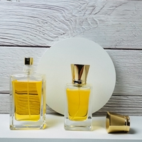Flacon de parfum vide de luxe 30ml 50ml, flacon de parfum en verre vide rectangulaire carré