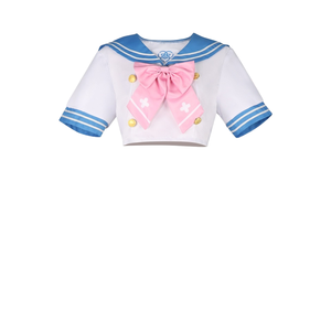 Bleu Archive Uehara <span class=keywords><strong>Hanako</strong></span> Sailor Suit Cosplay <span class=keywords><strong>Anime</strong></span> Jeu Uniforme Performance Outfit Set avec Robe - Product Image 2