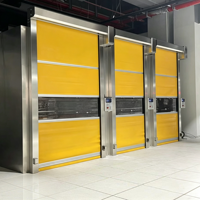 Portes de garage en acier inoxydable en gros pour ateliers et maisons – Portes roulantes électriques modernes et personnalisées avec garantie d'un an