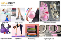 Kit de Bandes de Résistance en Tissu Portable avec Logo Personnalisé OEM d'Usine, Haltères en Silicone, Anneau de Puissance, Tapis de Yoga – Essentiels pour la Maison, la Salle de Sport et le Pilates