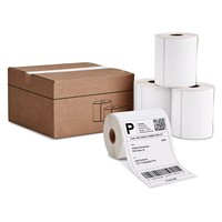 Etiqueta Adhesiva Térmica Directa para Envíos, Impermeable, con Código de Barras, 4x6 Pulgadas