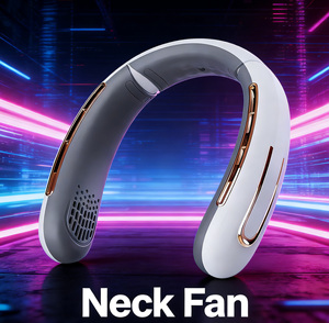 Personal Outdoor Sports Cooling Fan Portable <strong>Neck</strong> Cooling Fan Air <strong>Cooler</strong> 2 in 1 Bladeless Operated Semiconductor <strong>Neck</strong> Fan - Product Image 1