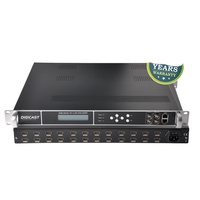 Codificador DIGICAST de 24 Canales de Alta Velocidad HD H.264, Compatible con DVB-T/ISDB-T/DTMB, Salida de Transmisión IP/ASI, Cabezal de TV Digital de 0.8-19 Mbps
