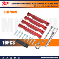 Kit d'outils de calage et de blocage d'arbre à cames en acier avec douille T100 pour injecteur de carburant Mercedes M157 M276 M278