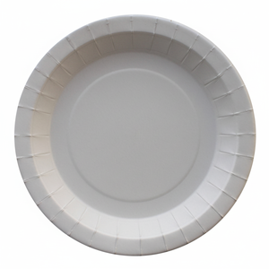 Piatti in Cartone Bianco Anti-unto da 22cm, 200gsm, 50 Pezzi, 8 Confezioni/Scatola, B2B - Product Image 2