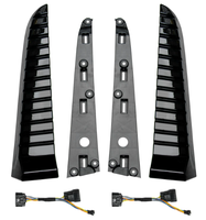 Luz LED de advertencia de giro tridimensional para pilar D, accesorio de luz lateral Black Warrior para Jetour G700