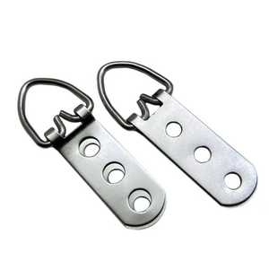 Three Hole Silver Hanging <b>Ring</b> Hook For Calligraphy Painting Frame Wall Mounting Accessory - Product Image 3
