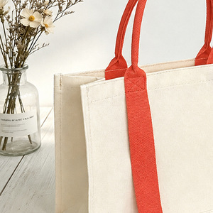 กระเป๋าผ้าแคนวาส Jingying ขนาด 35x25x14 ซม. สีม่วง พร้อมหูหิ้ว บรรจุภัณฑ์ทั่วไป กระเป๋าโปรโมชั่น - Product Image 3
