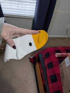 Calcetines Divertidos con Cabeza <span class=keywords><strong>de</strong></span> Ganso, Calcetines <span class=keywords><strong>de</strong></span> Animales, Regalos para Mujeres, Adolescentes y Niñas - Product Image 2