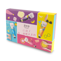 Carpeta de Maquillaje con Cierre Magnético, Impresión de Logotipo Personalizado en Colores Frescos, Materiales Reciclados Ecológicos, para Crema Facial
