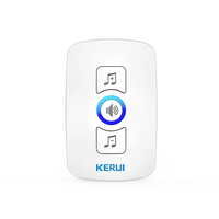 Kerui Smart House interior impermeable inalámbrico timbre receptor de música seguridad para el hogar Dingdong timbre de puerta