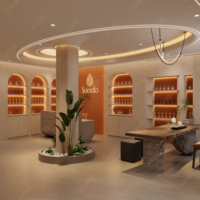 Solution de conception et de construction de salons de beauté de luxe Sundo avec mobilier personnalisé, éclairage LED et planification intérieure complète