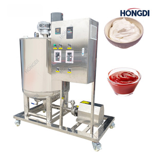 Agitateur en acier inoxydable avec moteur et boîte de vitesses pour le mélange de liquides, les applications de homogénéisation en cuve, la production de produits laitiers, les desserts, les boissons et les produits chimiques - Product Image 1