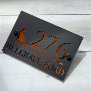 Letreros Personalizados con Número de Casa, Letrero con Logotipo de Número de Casa para <span class=keywords><strong>Cachorros</strong></span>, Placas de Acrílico para Puertas de Negocios, Adecuado para Diversas Ocasiones - Product Image 5