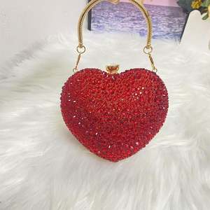 Bolsas de Clutch de Diamante Feitas à Mão para Mulheres, Bolsa de Cristal em Forma de Animal para Festas e Eventos, Bolsa Transversal com Strass - Product Image 3