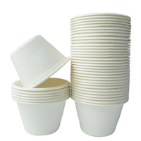 Gobelet à sauce compostable de qualité alimentaire, imperméable et résistant à l'huile, 4 oz, avec couvercle, de Green Olive