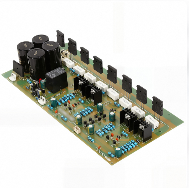 2SA1943 2SC5200 Eight Tube High Power Board 400W+400W AC28-32V Audio Amplifier Board