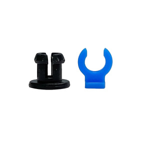 Clips de Tubo Bowden 3D Lin'ao de 9.7mm, Color Azul y Negro, Clip de Plástico para Manguera de PTFE de 4mm, Accesorios para Impresora 3D - Product Image 2