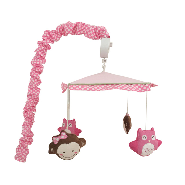Fast Delivery Portable Musical Bed Hanger Bell Toy Plastic Baby Mobiles for Crib