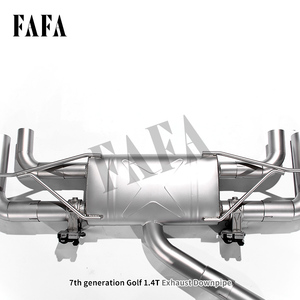 Per Vw <span class=keywords><strong>Golf</strong></span> 1.4T 7 sistema di scarico per auto sezione centrale e posteriore ad alte prestazioni tubo di scarico valvola di scarico silenziatore scarico - Product Image 4