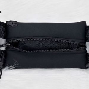 BSCI Factory New design Fashion Adjustable Running <b>Belt</b> Waist Pack <b>Slim</b> Expandable Pocket <b>Belt</b> Black Sports Running Waterproof - Product Image 3