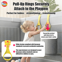 Parc de jeu pour bébé grande taille en gros d'usine, parc de jeu multifonctionnel sécurisé, nouveau design, enclos de jeu à assembler pour bébé