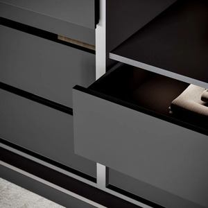 Mobili per la casa completi su misura nero laccato alto lucido armadio da cucina completo cucina <span class=keywords><strong>design</strong></span> moderno cucina - Product Image 2