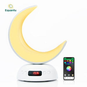 Equantu lune lampe coran lecteur LED lampe de bureau SQ902 aromathérapie veilleuse coran haut-parleur - Product Image 3