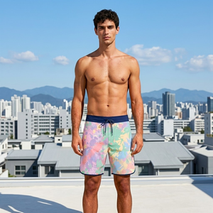 กางเกงออกกำลังกายประจำวันสำหรับผู้ชาย ผ้าแห้งเร็ว เนื้อผ้านุ่ม ทรงหลวม เอวยางยืดพร้อมเชือกผูก กระเป๋าข้างสำหรับวิ่ง - Product Image 3