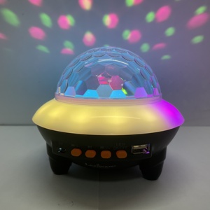 Điều khiển bằng giọng nói Đèn <span class=keywords><strong>LED</strong></span> tự động RGBW Di chuyển trên bầu trời Máy chiếu đèn loa BT Thay đổi 12 màu Nhà thông minh Quà tặng Đèn tiệc - Product Image 5