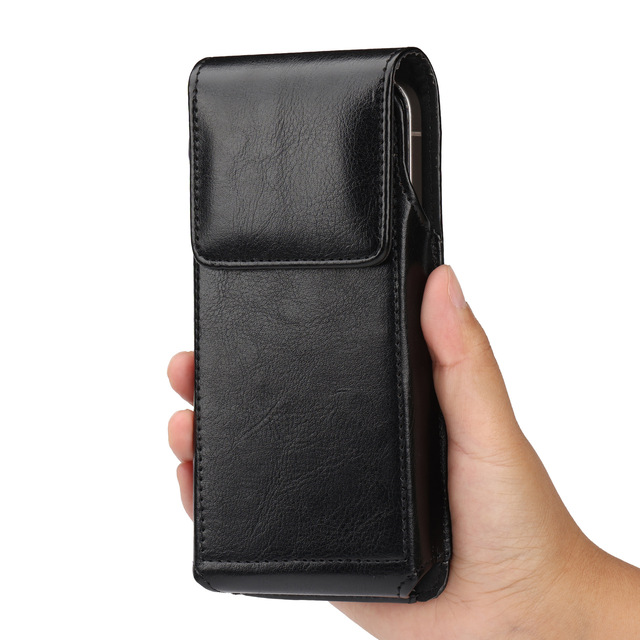 Universal Leather Cell Phone Holder Leather Belt Mobile Phone case Universal Leather Phone Belt Bag