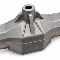Boîtier de réducteur en fonte ductile OEM avec usinage CNC pour engrenage industriel, moulage de cadre de transmission de deuxième étage industriel