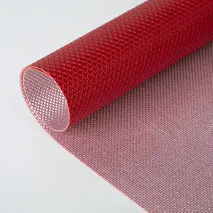 Anti Skid Rice And Diamond Embossed Tarpaulin for Sport Mats, Ground Covers