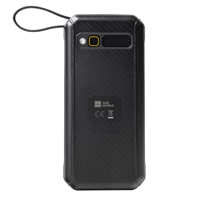 AGM M11 Étanche Robuste 2-en-1 Chargeur Rapide Power Bank Câble Type-C 4000mAh Point d'Accès WiFi Écran LED Lampe Torche Charge Rapide 18W