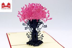 Customized 3D <b>Pop</b> <b>Up</b> <b>Card</b> High Rose Pot Greeting <b>Card</b> for <b>Birthday</b> Wedding Anniversary Gift <b>Card</b> - Product Image 2