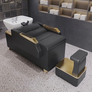 Cama de Masaje para Lavado de Cabello, Muebles de Salón de Belleza, Cama de Champú con Lavabo - Product Image 1